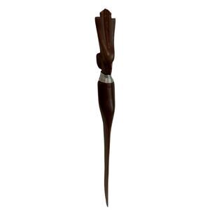 Vintage Hand Carved Tribal African Warrior Wooden Knife Dagger Letter Opener 9.5